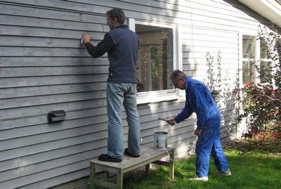 Sommerhuset males